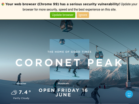 'coronetpeak.co.nz' screenshot