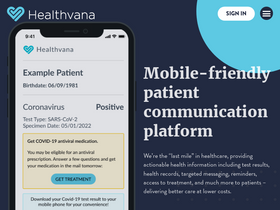 'healthvana.com' screenshot