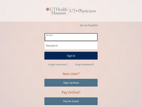 'myuthealth.org' screenshot