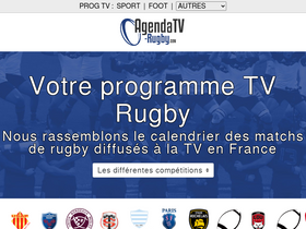 'agendatv-rugby.com' screenshot