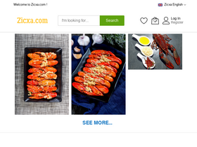 'zicxa.com' screenshot