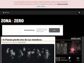 'zona-zero.net' screenshot