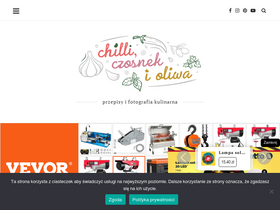 'chilliczosnekioliwa.pl' screenshot