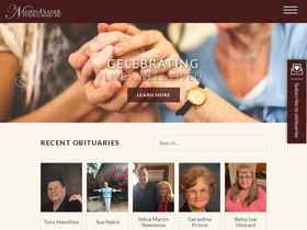 'nelsonfrazierfuneralhome.com' screenshot