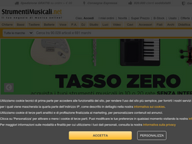 'strumentimusicali.net' screenshot
