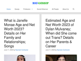 'biogossip.com' screenshot