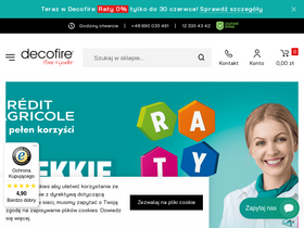 'decofire.pl' screenshot