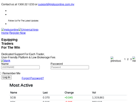 'mplusonline.com.my' screenshot