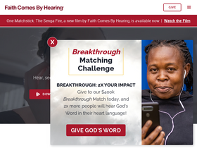 'bible.is' screenshot