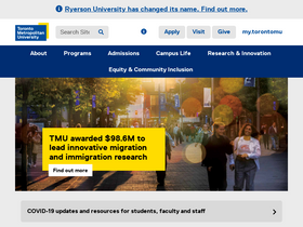 'ryerson.ca' screenshot