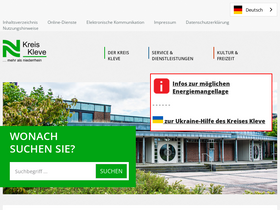 'kreis-kleve.de' screenshot