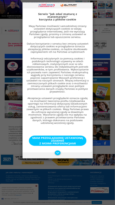 jakzdacmaturezmatematyki.pl