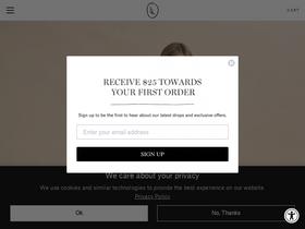 'lalignenyc.com' screenshot