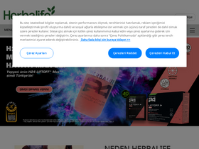 'herbalife.com.tr' screenshot