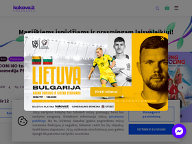 'kakava.lt' screenshot