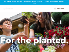 sprinkland.com homepage screenshot