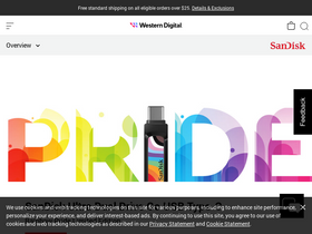 'sandisk.com' screenshot