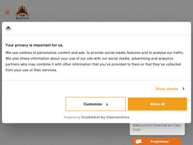 'gourmetencasa-tcm.com' screenshot