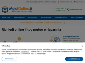 'mutuionline.it' screenshot