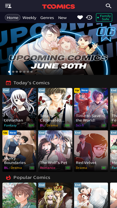 Toomics - Unlimited Comics on the App Store