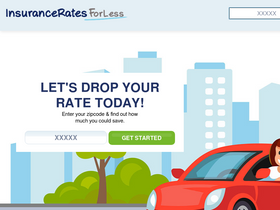 'insuranceratesforless.com' screenshot
