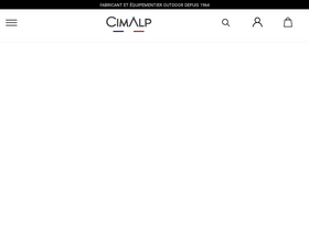 'cimalp.fr' screenshot