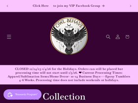owlbehave.com homepage screenshot