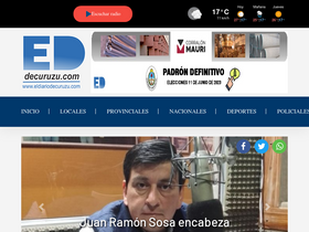 'eldiariodecuruzu.com' screenshot