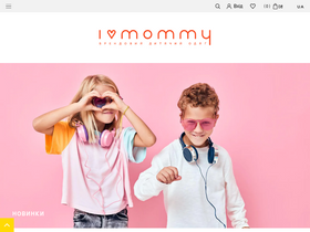 'ilovemommy.com.ua' screenshot