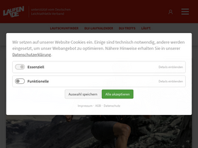 'laufen.de' screenshot