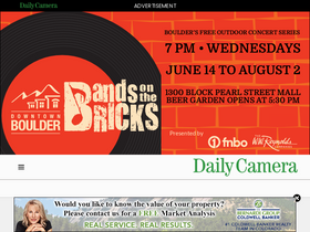 'dailycamera.com' screenshot