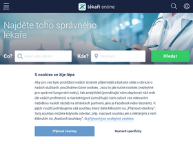 'lekari-online.cz' screenshot