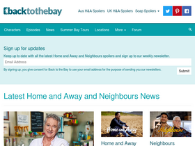 'backtothebay.net' screenshot