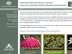 'anbg.gov.au' screenshot