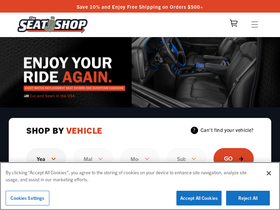 'theseatshop.com' screenshot