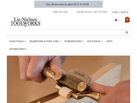 'lie-nielsen.com' screenshot