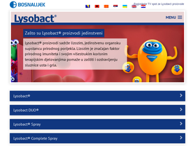 'lysobact.ba' screenshot