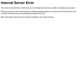 'strongiptv.co.uk' screenshot