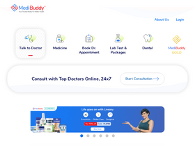 'medibuddy.in' screenshot