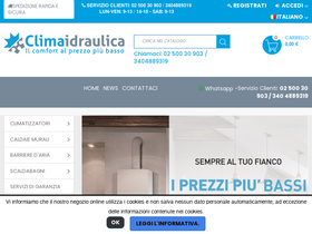 'climaidraulica.it' screenshot