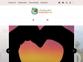 'backpackerjakarta.com' screenshot