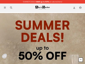 'alicesgarden.co.uk' screenshot