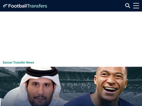 'footballtransfers.com' screenshot