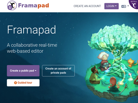 'framapad.org' screenshot