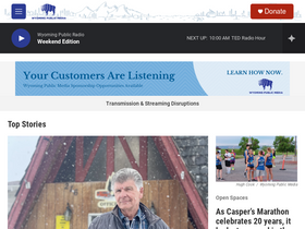 'wyomingpublicmedia.org' screenshot