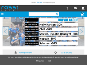 'rossisport.si' screenshot