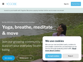 'yogobe.com' screenshot