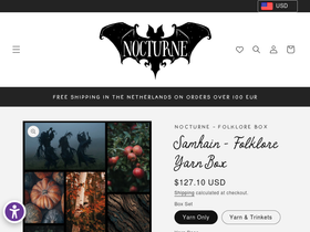 thenocturnestudio.com homepage screenshot