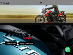 'pureev.in' screenshot