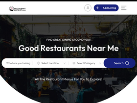 'restaurantsnapshot.com' screenshot
